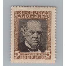 ARGENTINA 1911 GJ 316c ESTAMPILLA NUEVA MINT U$ 22,50